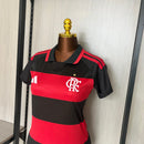 Camiseta Flamengo I 26/27 Hincha Adidas Femenina Rojo+Negro