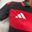 Camiseta Flamengo I 26/27 Hincha Adidas Femenina Rojo+Negro