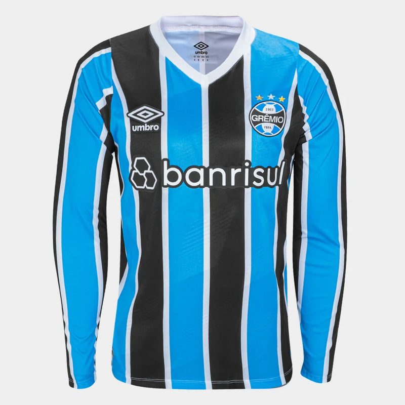 Camisa Grêmio 2024/2025 Titular Manga Longa – Torcedor Masculina (Umbro)