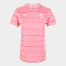 Camisa Flamengo Outubro Rosa 21/22 s/n° Torcedor Adidas Feminina - Rosa