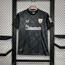Camisa Athletic Bilbao Goleiro 24/25 s/n° Torcedor Masculino - Preto