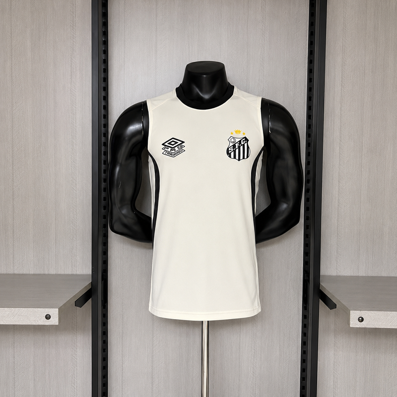 Camisa Santos 26/27 Treino Regata Masculina (Umbro) — vista frontal