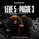 Camisa Nike Corinthians (Total 90) III 2025 - Preta e Laranja - Masculina - Jogador