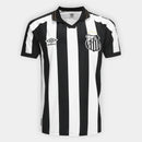 Camisa Santos II 2026/27 Torcedor Umbro Masculina - Branco+Preto