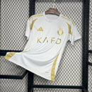 Camisa Al-Nassr III 24/25 Torcedor Masculina - Branco e Dourado