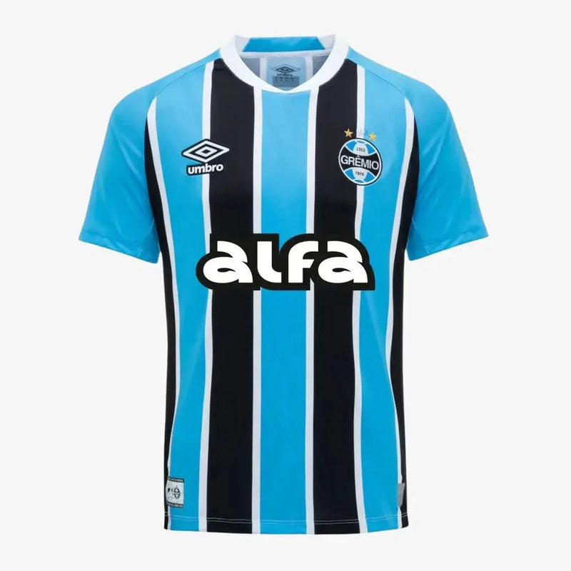 Camisa Masculina Umbro Gremio Oficial 24/25 Torcedor  (Com patrocinio)