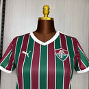 Camisa Fluminense 26/27 Home Feminina (Puma) - Detalhe frontal e gola