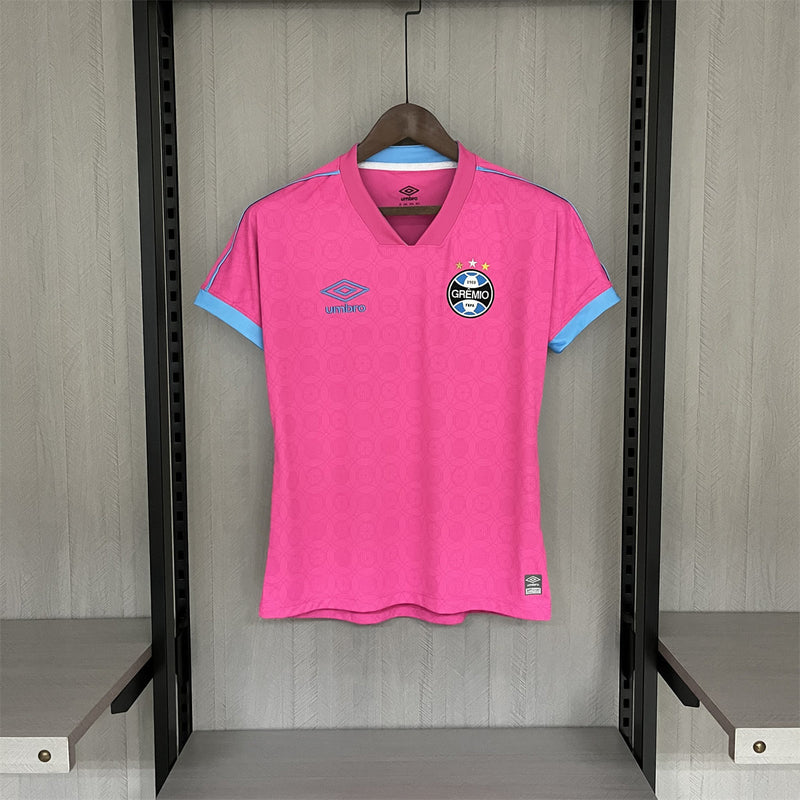 Camisa Grêmio Edição Rosa 23/24 Torcedor Feminina