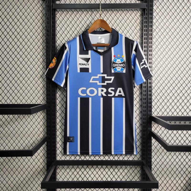 Camisa Grêmio Home 1998 Retrô Torcedor Masculina