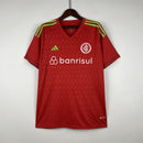 Camisa Internacional Goleiro 23/24 Vermelha Torcedor Masculina