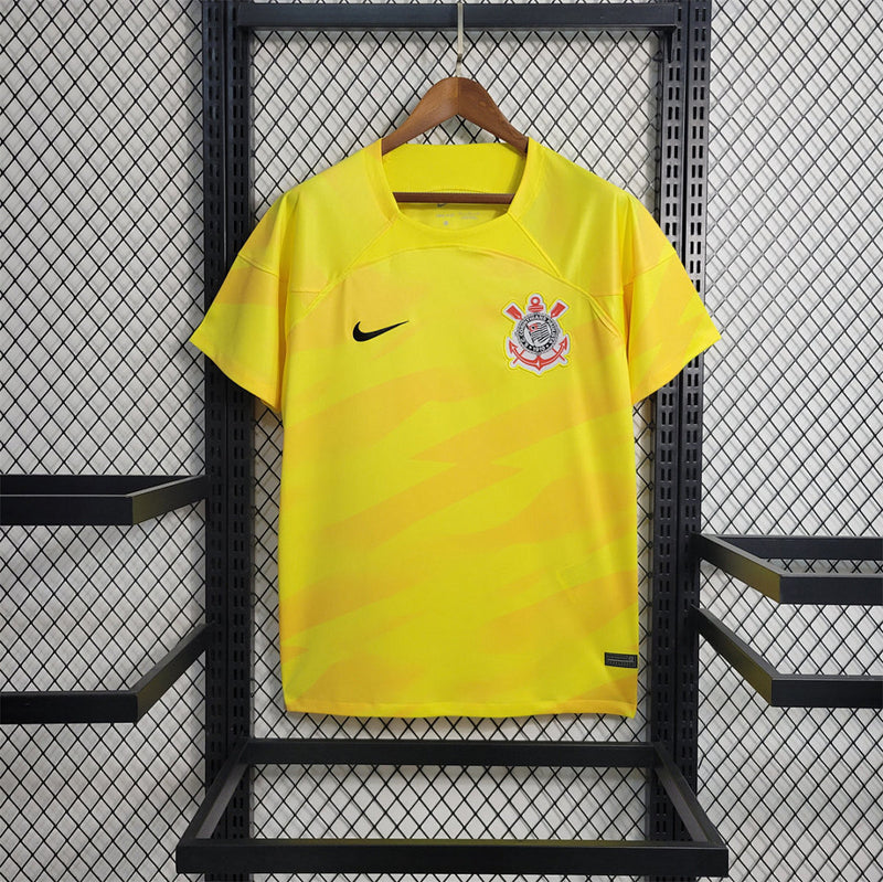 Camisa Corinthians Goalkeeper Yellow 23/24 Torcedor Masculina