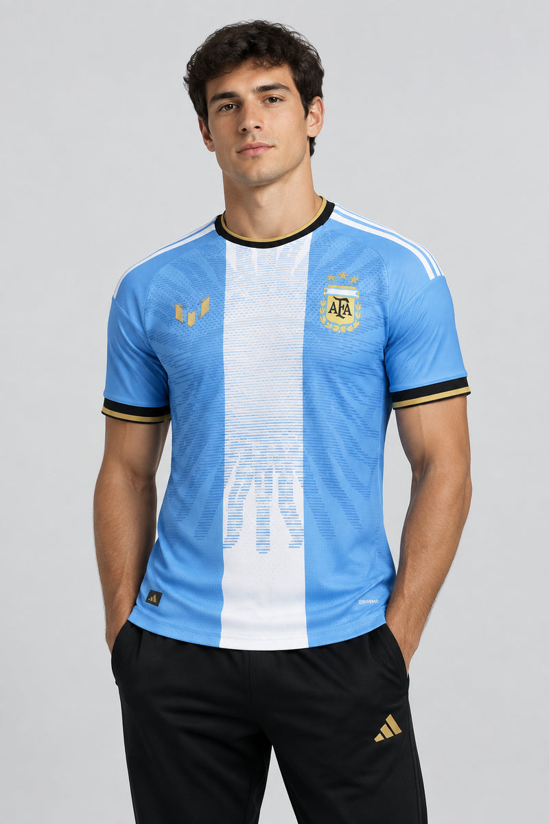 Camisa Seleção Argentina 26/27 Home Edição Especial Messi Last Match Jogador Masculina (Adidas)